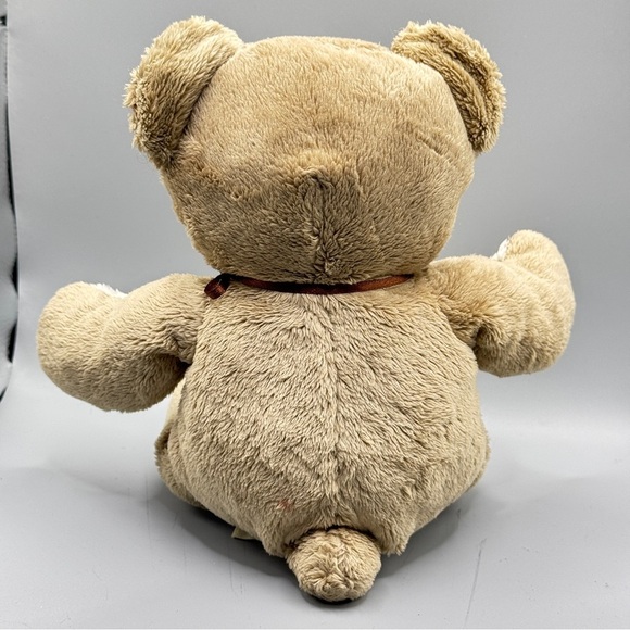 Vintage 2007 Tolo Toys Cuddly Bear Plush Rattle New w/ Tags Beige Collectible - Picture 8 of 11